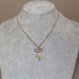 Golden Bow Necklace
